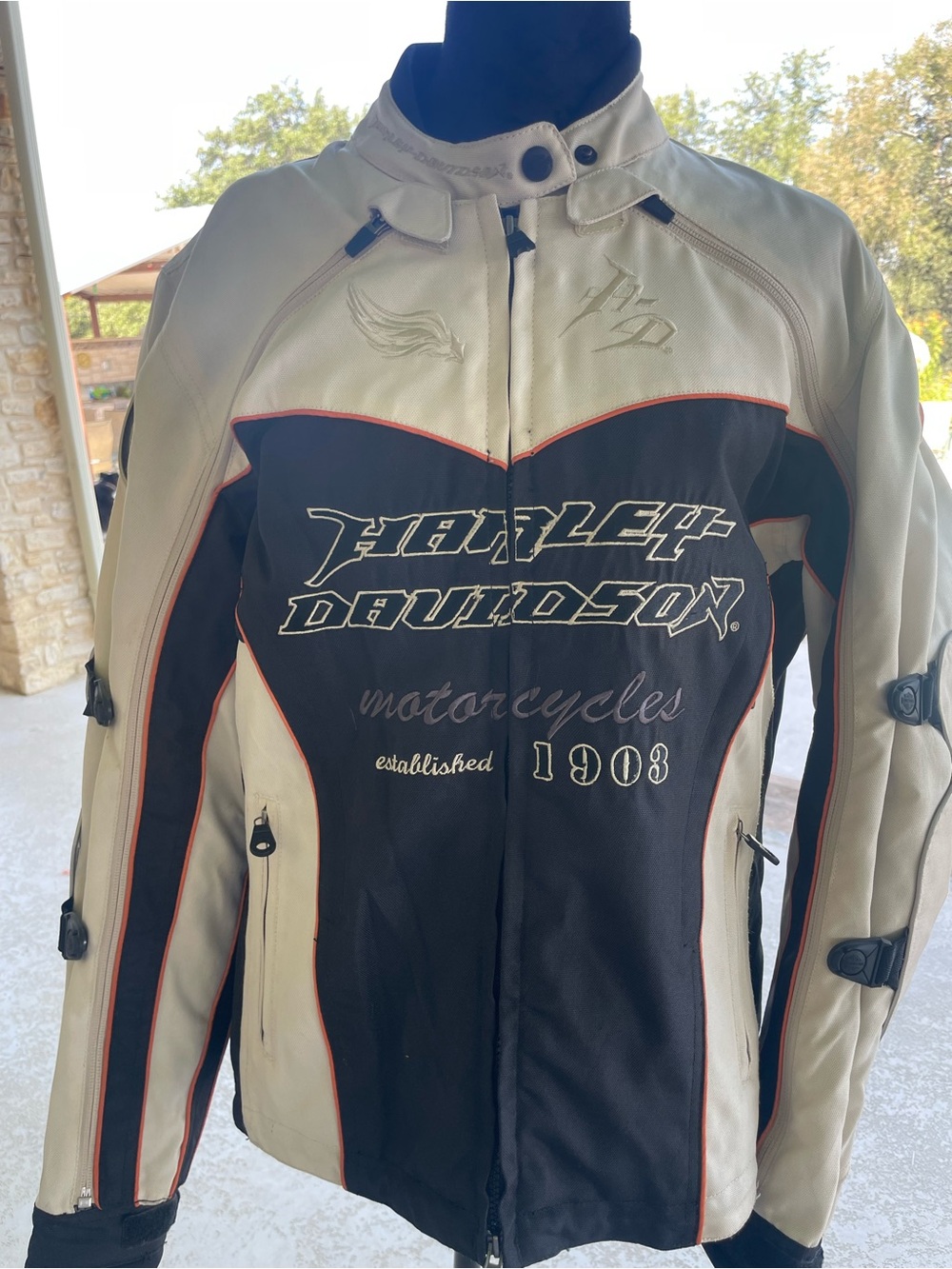 Vintage 2006 Harley-Davidson Women's Lg Heavy Duty Convertible Riding Jacket NEW